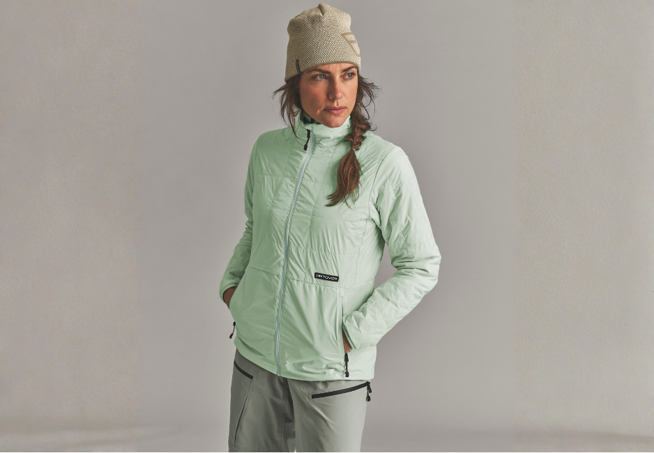 jacket, softshell, mint, padded, zippered